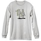 WORLD INDUSTRIES T - SHIRT FRIENDS PREMIUM LS SPORT GREY - SkateTillDeath.com