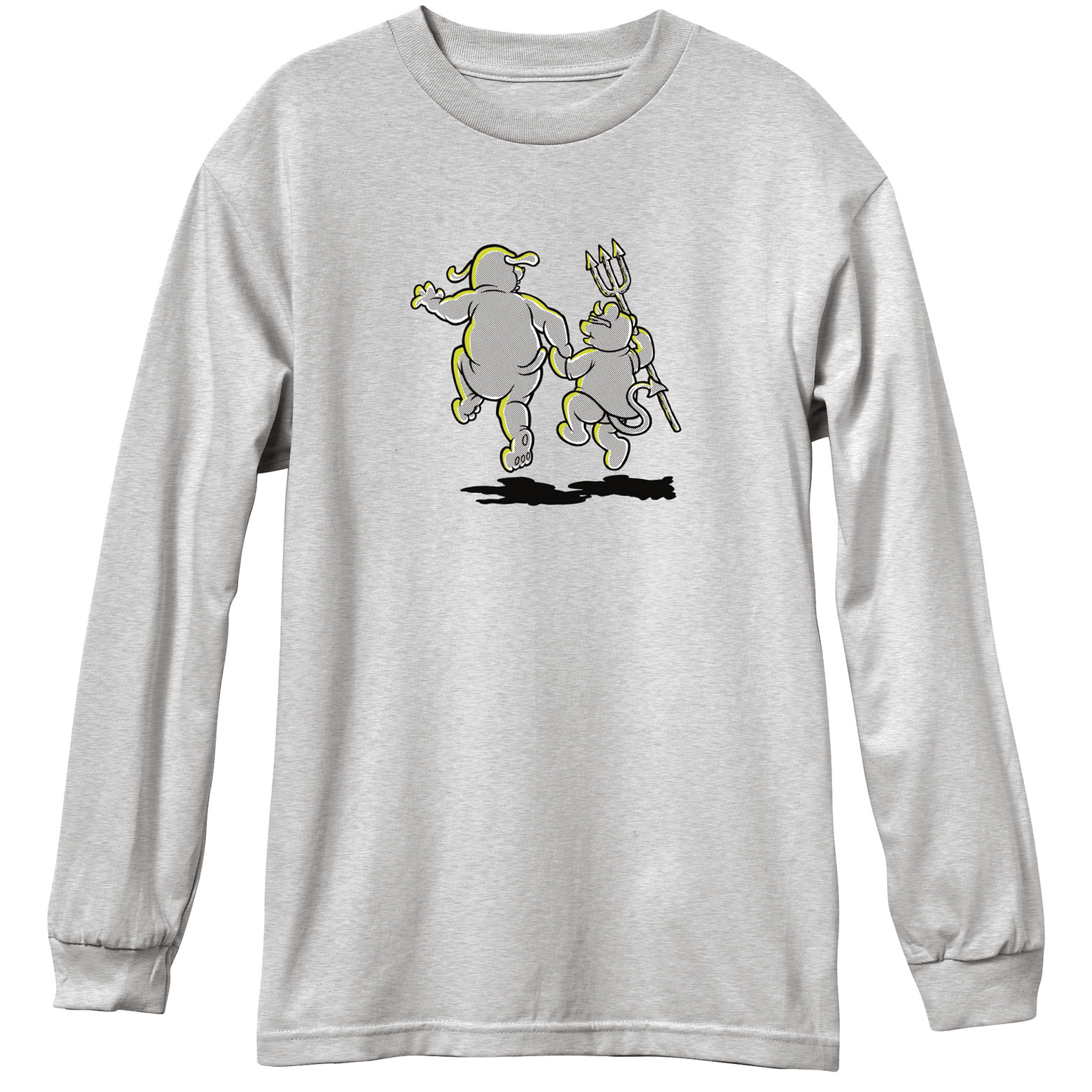 WORLD INDUSTRIES T - SHIRT FRIENDS PREMIUM LS SPORT GREY - SkateTillDeath.com