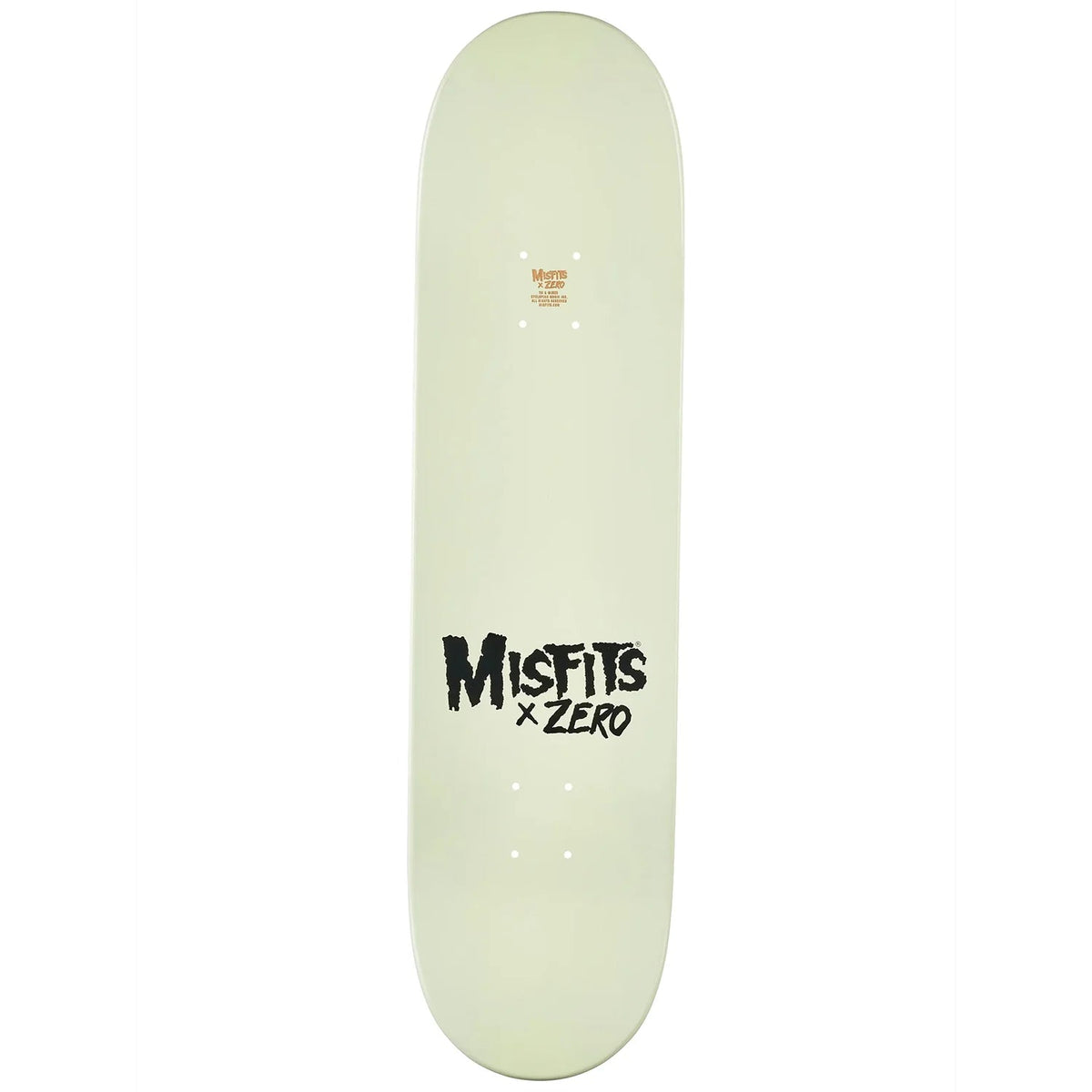 Zero Skateboard Deck Misfits Zero A.D. Glow 8.5" x 32.3" - SkateTillDeath.com