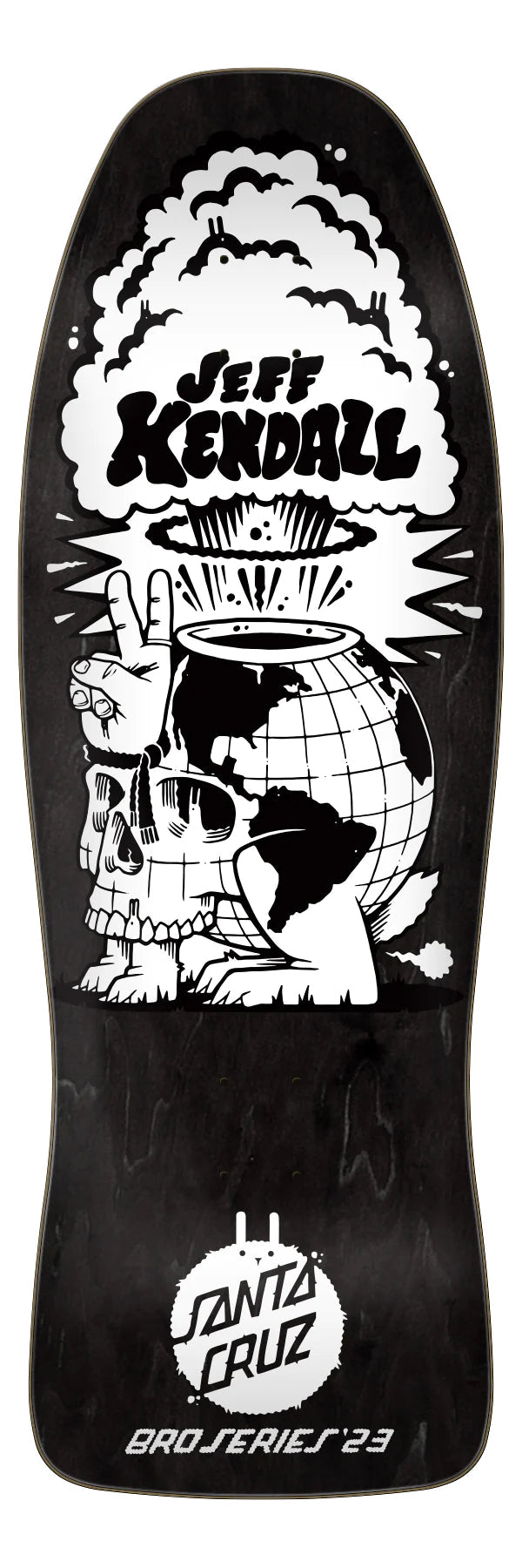 10.0in Kendall Friend of the World Santa Cruz Reissue Skateboard 10.0in Kendall Friend of the World Santa Cruz Reissue Skateboard