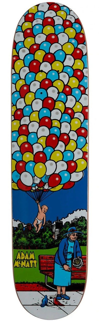101 McNatt Balloons Screen Printed Skateboard Deck 7.5" - SkateTillDeath.com
