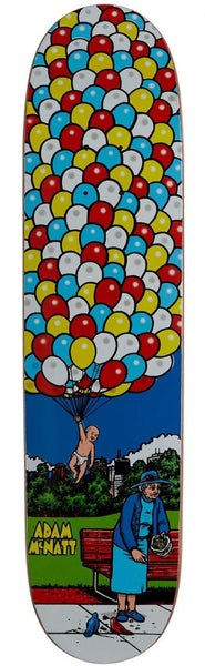 101 McNatt Balloons Screen Printed Skateboard Deck 7.5