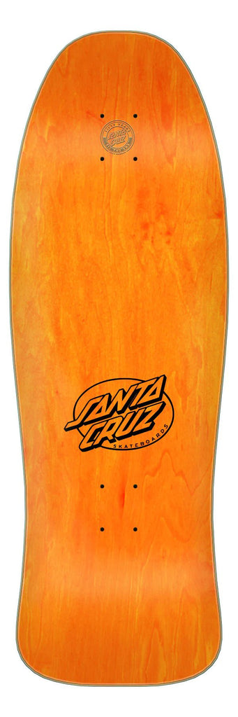 10in x 30.12in Kendall Pumpkin Reissue Santa Cruz Skateboard Deck - SkateTillDeath.com