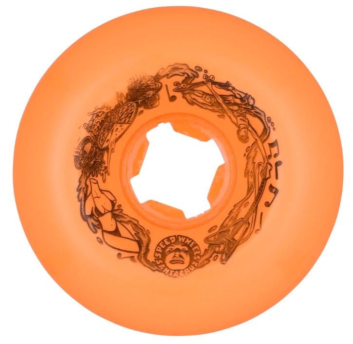 60mm Slime Balls Vomits 97a Orange - SkateTillDeath.com