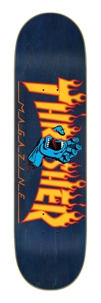 8.25in Thrasher Screaming Flame Logo Santa Cruz Skateboard Deck - SkateTillDeath.com