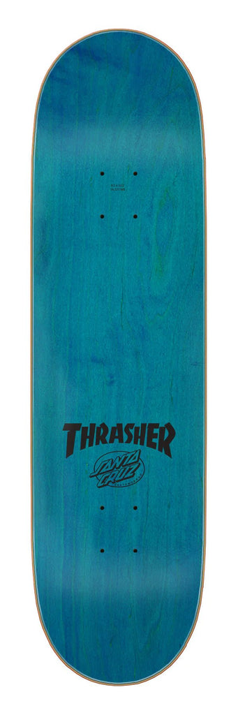 8.5in Thrasher Screaming Flame Logo Santa Cruz Skateboard Deck - SkateTillDeath.com