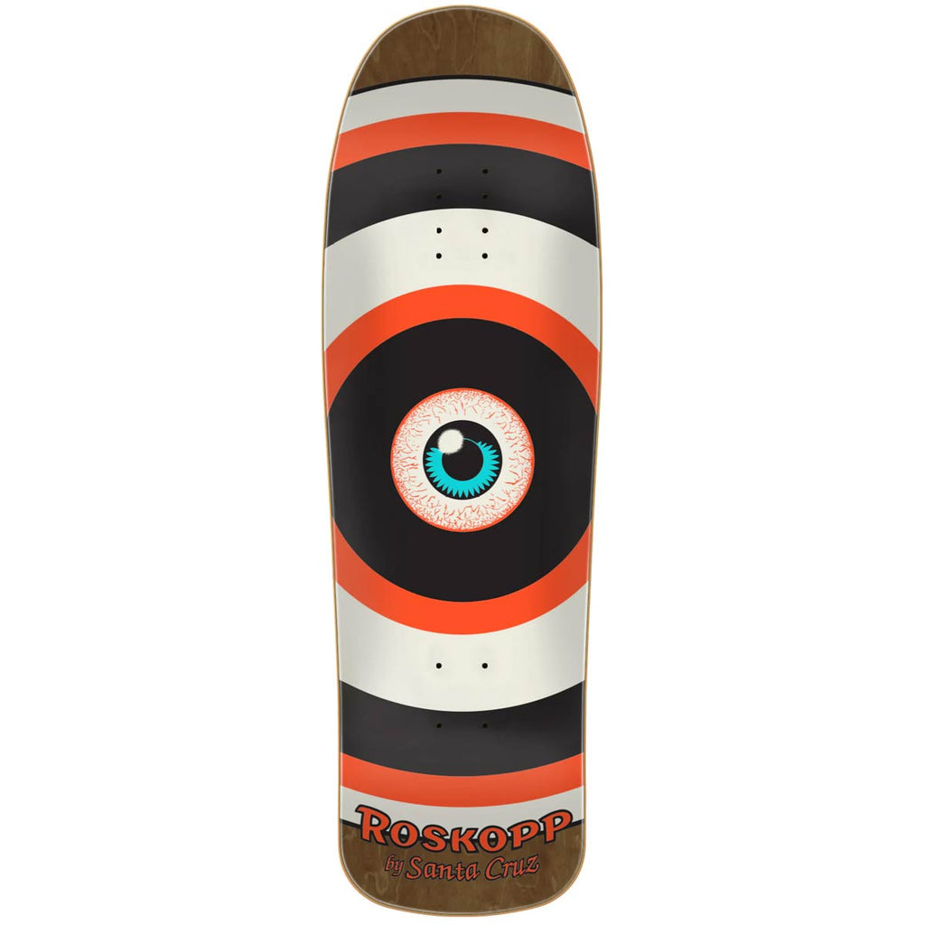 9.62in Roskopp Target Eye Santa Cruz Reissue Skateboard Deck - SkateTillDeath.com