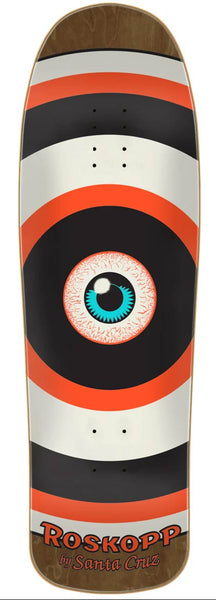 9.62in Roskopp Target Eye Santa Cruz Reissue Skateboard Deck
