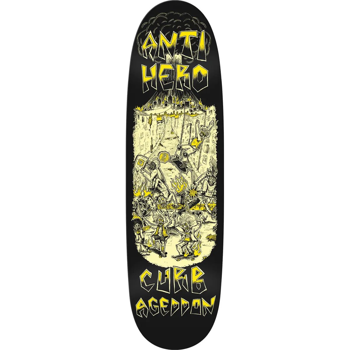 ANTIHERO SKATEBOARDS Curb-Ageddon Skateboard Deck 9.18'' - SkateTillDeath.com