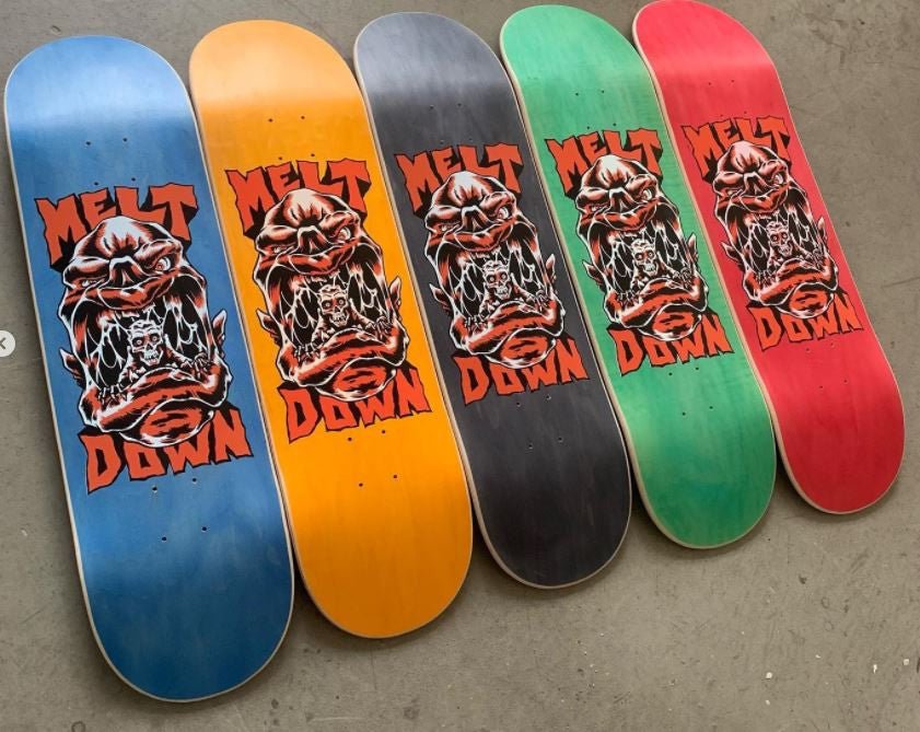 BIG MOUTH Meltdown skateboard decks - SkateTillDeath.com