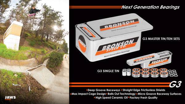 Bronson Bearings G3 (8 pack) - SkateTillDeath.com