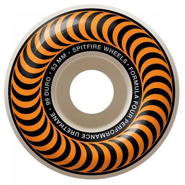 F4 99 CLASSIC 53mm (Orange) Skateboard Wheels - SkateTillDeath.com