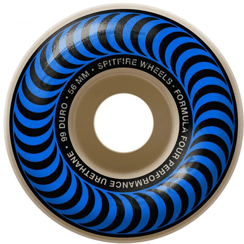 F4 99 CLASSIC 56mm (Blue) Skateboard Wheels - SkateTillDeath.com