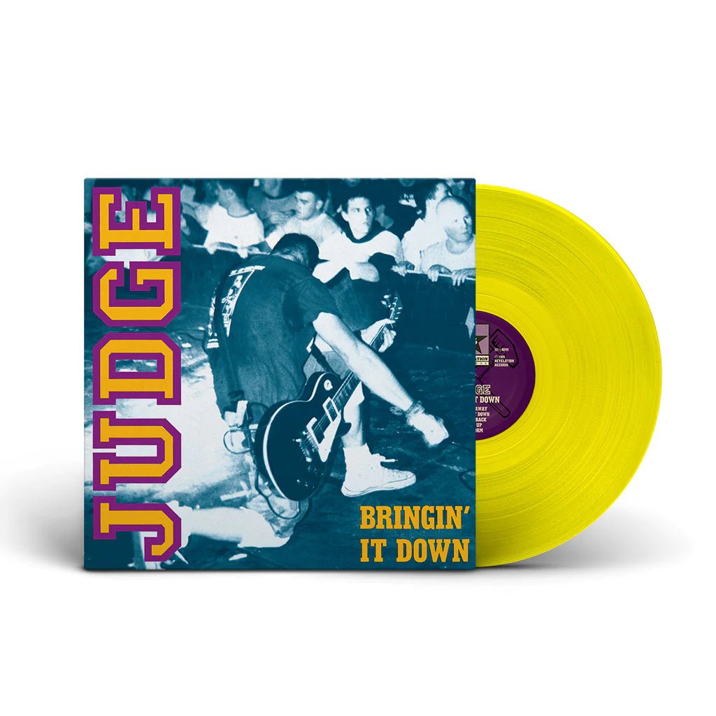 JUDGE "BRINGIN' IT DOWN" - Translucent Yellow Vinyl - SkateTillDeath.com