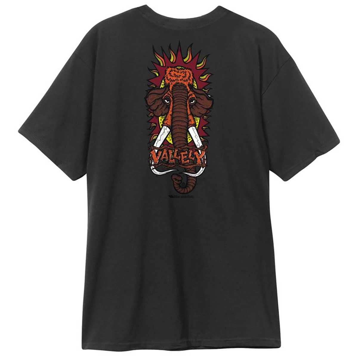 New Deal Mike Vallely Mammoth T-Shirt - Black - SkateTillDeath.com