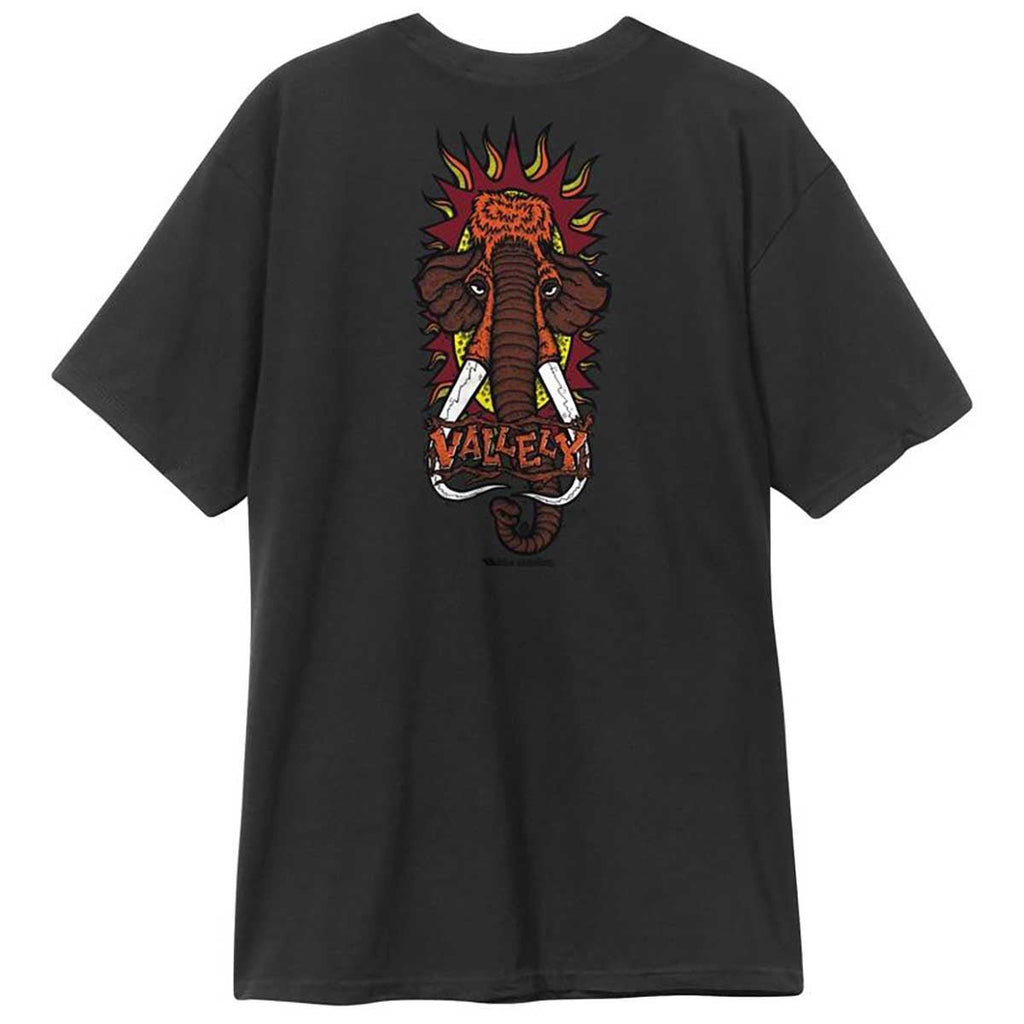 New Deal Mike Vallely Mammoth T-Shirt - Black - SkateTillDeath.com
