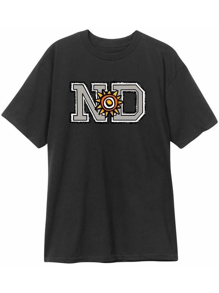 New Deal ND Logo T-Shirt (Black/Grey) - SkateTillDeath.com