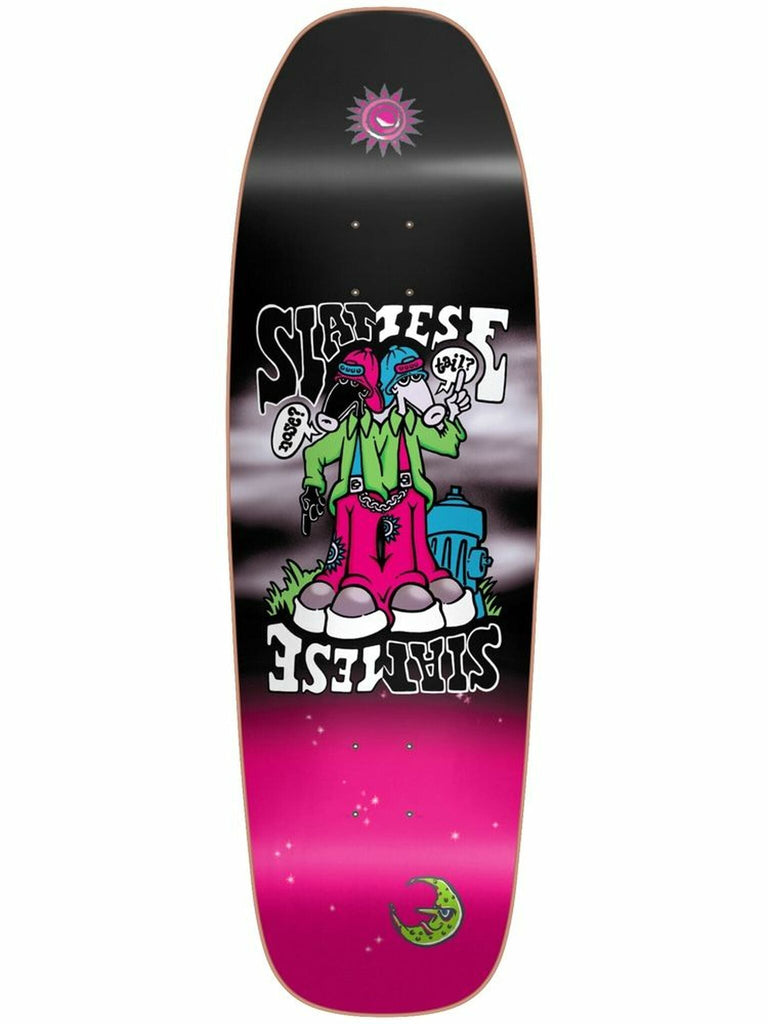 New Deal Neon Siamese SLICK Old School Reissue Deck 9.45" x 31.8" - SkateTillDeath.com
