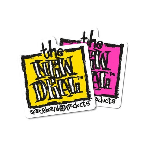 New Deal Original Napkin stickers - SkateTillDeath.com