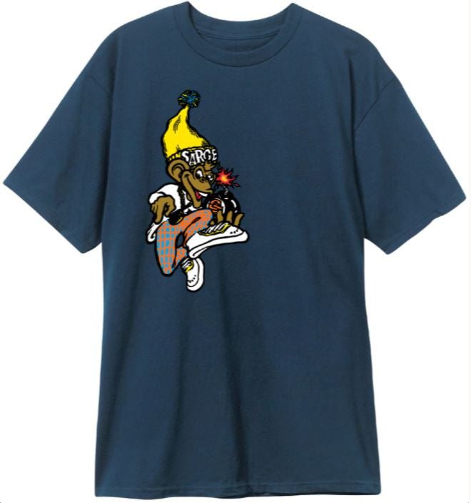 New Deal Sargent Monkey Bomber T-Shirt - SkateTillDeath.com