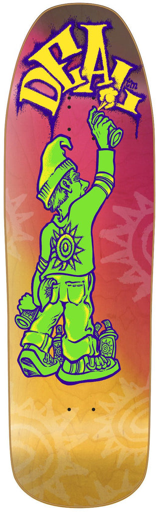 New Deal Tagger HT Skateboard Deck - Neon - 9.50" - SkateTillDeath.com