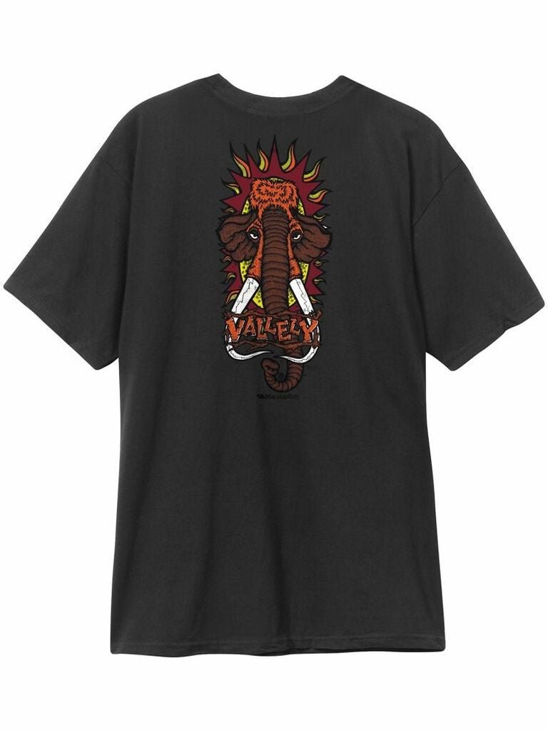 New Deal Vallely Mammoth T-Shirt (black) - SkateTillDeath.com