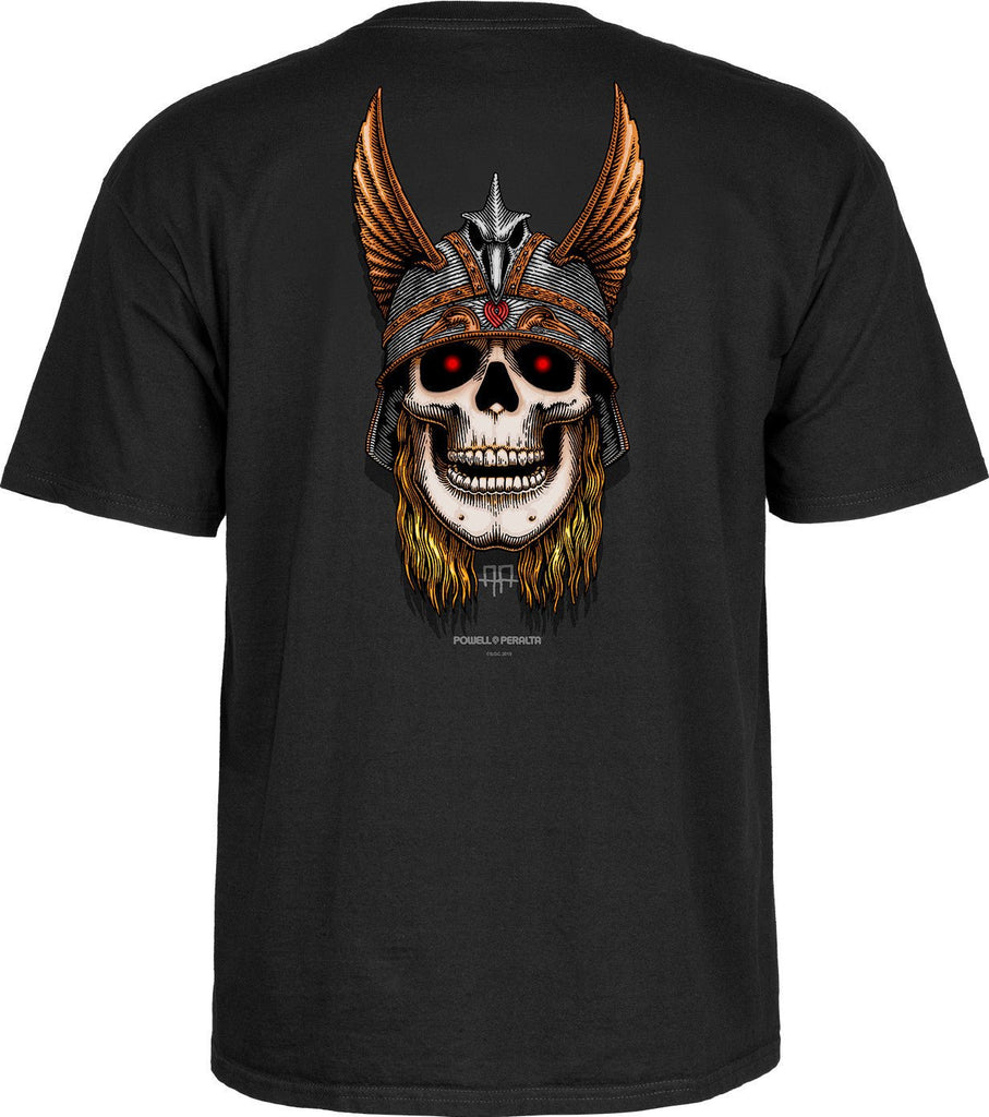 Powell Peralta Andy Anderson Skull T-Shirt - Black - SkateTillDeath.com