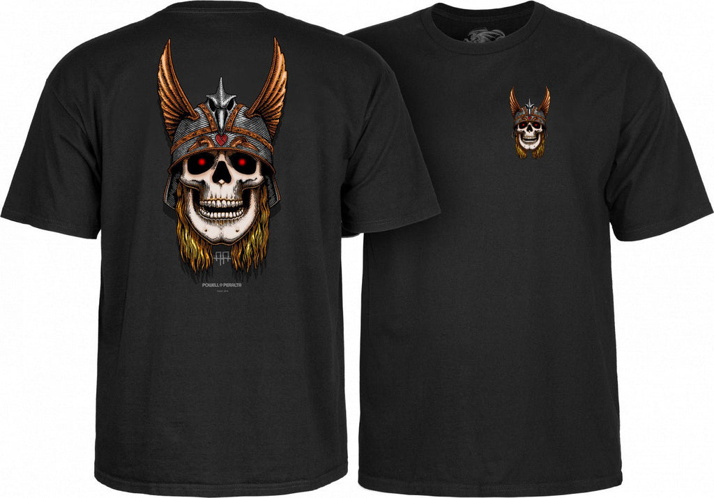 Powell Peralta Andy Anderson Skull T-Shirt - Black - SkateTillDeath.com
