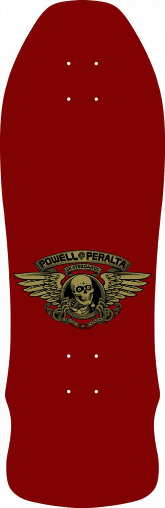 Powell Peralta GeeGah Ripper Maroon Skateboard Deck - 9.75 x 30 - SkateTillDeath.com