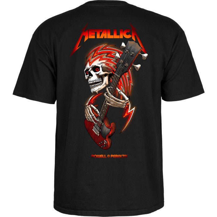 Powell Peralta Metallica Collab T-Shirt Black - SkateTillDeath.com