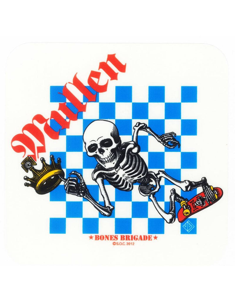 Powell Peralta Mullen Bones Brigade Sticker - SkateTillDeath.com