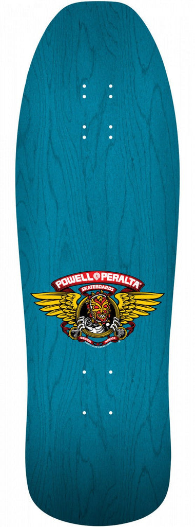 Powell Peralta Nicky Guerrero Mask Skateboard Deck Blue - 10 X 31.75 - SkateTillDeath.com