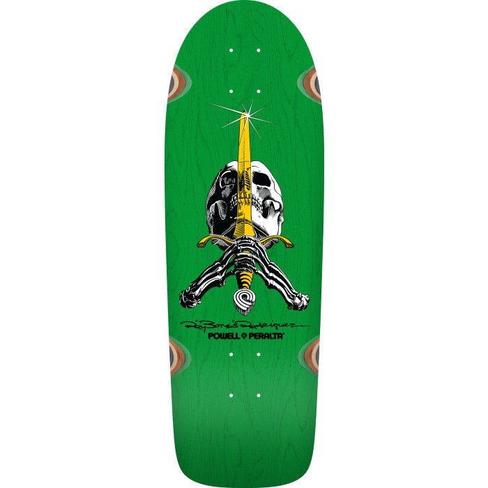 Powell Peralta OG Ray Rodriguez Skull & Sword Reissue Skateboard Deck ...