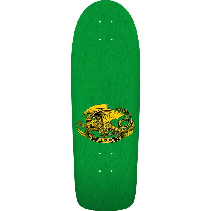 Powell Peralta OG Ray Rodriguez Skull & Sword Reissue Skateboard Deck Green Stain - 10 x 30 - SkateTillDeath.com