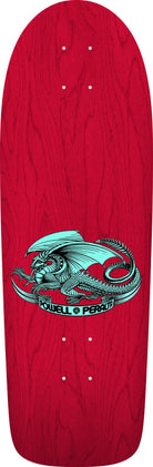 Powell Peralta OG Ray Rodriguez Skull & Sword Reissue Skateboard Deck Red Stain - 10 x 30 - SkateTillDeath.com