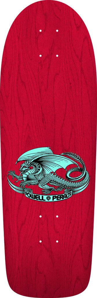 Powell Peralta OG Ray Rodriguez Skull & Sword Reissue Skateboard Deck Red Stain - 10 x 30 - SkateTillDeath.com