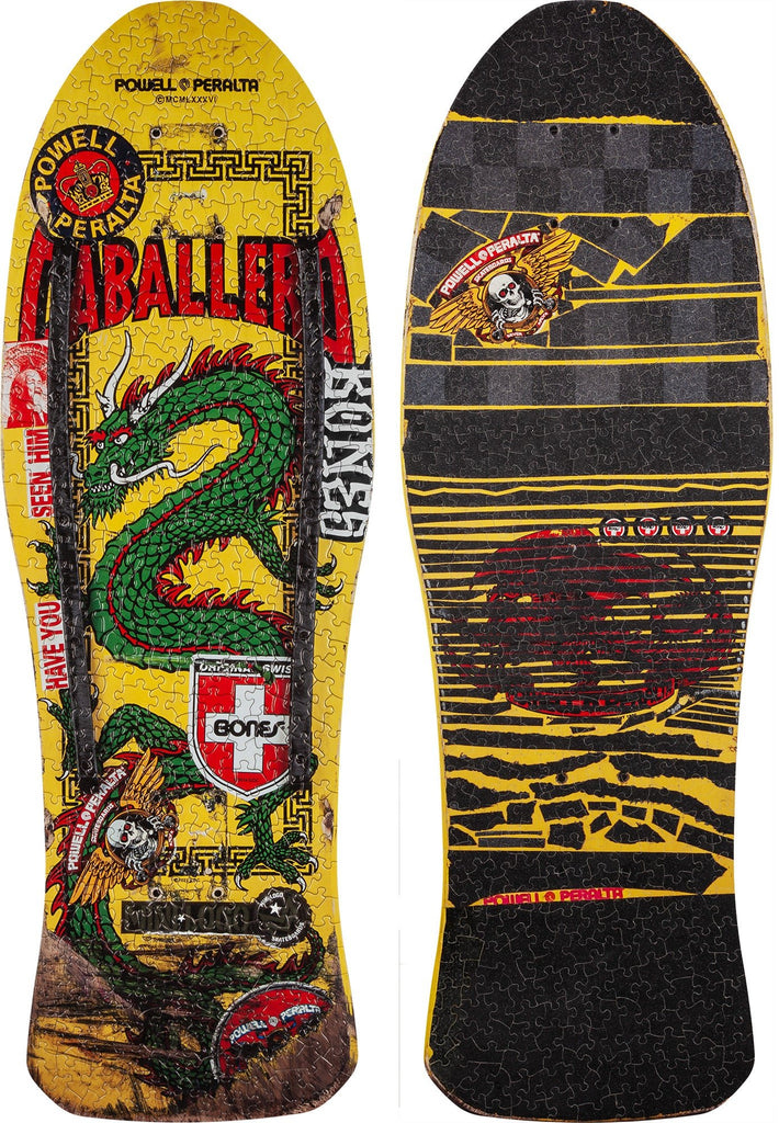 Powell Peralta Puzzle Cab Chinese Dragon Yellow - SkateTillDeath.com