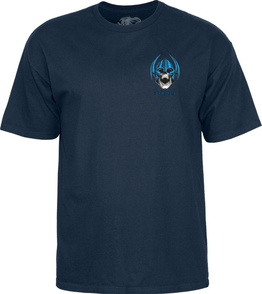 Powell Peralta Welinder Nordic Skull T-shirt Navy - SkateTillDeath.com