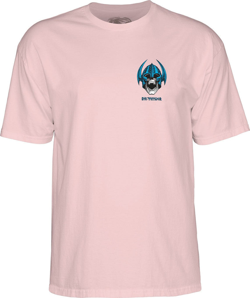 Powell Peralta Welinder Skull T-shirt Light Pink - SkateTillDeath.com
