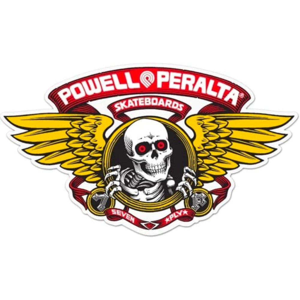 Powell & Peralta Winged Ripper diecut Sticker 5" - SkateTillDeath.com