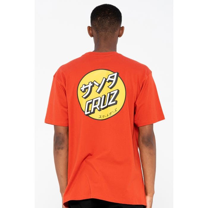Santa Cruz T-Shirt Mixed Up Dot T-Shirt Ketchup - SkateTillDeath.com