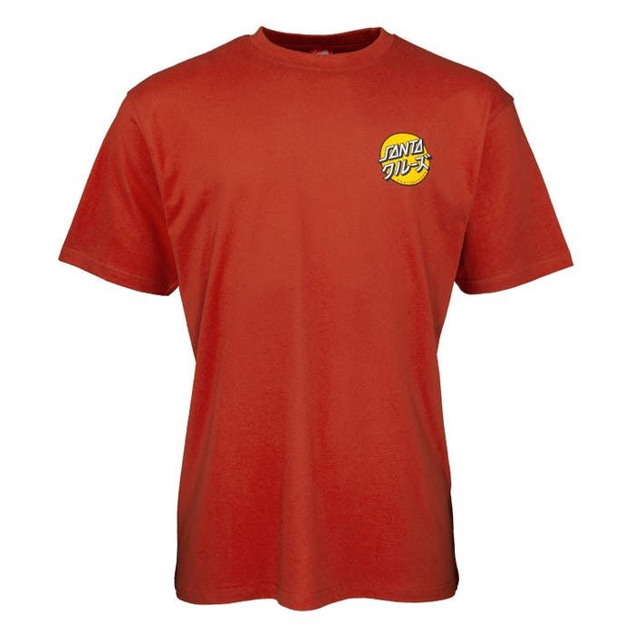 Santa Cruz T-Shirt Mixed Up Dot T-Shirt Ketchup - SkateTillDeath.com