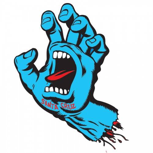 Screaming Hand Decals/Sticker 6" - SkateTillDeath.com