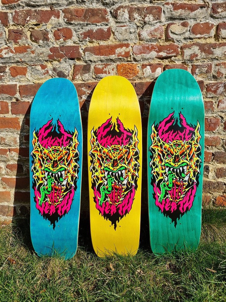 Skate Till Death "Gargoyle" Skateboard deck - Screen printed - SkateTillDeath.com