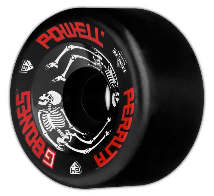 Skateboard Wheels Powell Peralta G Bones 97A - 64 - black - SkateTillDeath.com