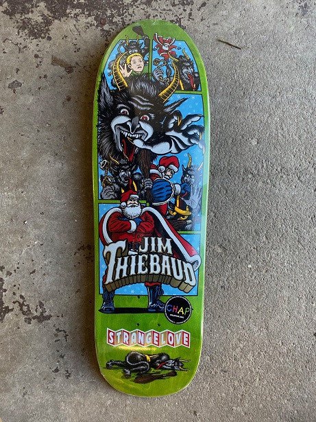 StrangeLove Sean Cliver / Jim Thiebaud Guest Deck 9.75" x 32.375" (Screened) - SkateTillDeath.com