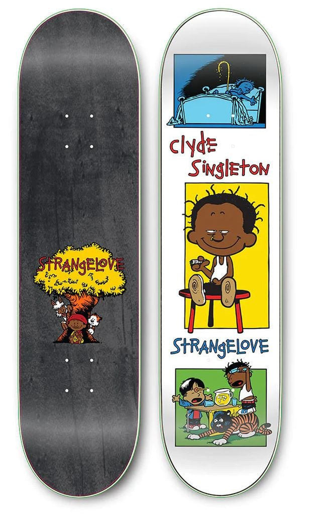 StrangeLove Skateboards Clyde Singleton / 8.0 Deck - Signed - SkateTillDeath.com