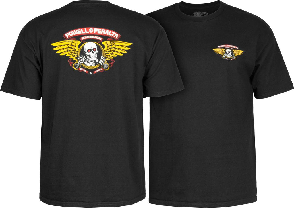 T-shirt Powell-Peralta™ Winged Ripper Black - SkateTillDeath.com
