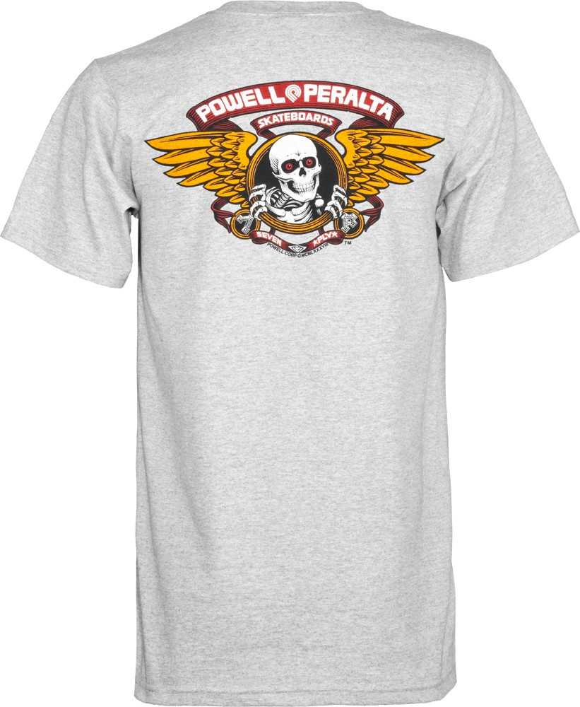 T-Shirt Powell Peralta Winged Ripper (White) pour Homme T-Shirt Powell Peralta Winged Ripper (White) pour Homme