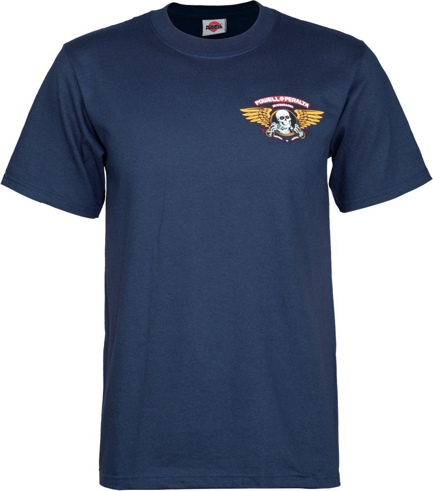 T-shirt Powell-Peralta™Winged Ripper Navy - SkateTillDeath.com